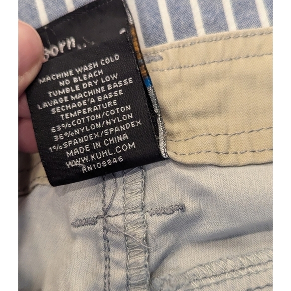 Kuhl Blue Cotton Blend Hiking Athletic Pants Size 4 - Picture 7 of 8